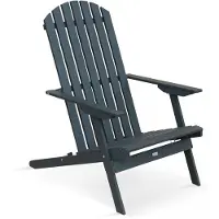 Oviala - Opvouwbare relaxstoel van grijs eucalyptushout - Calgary