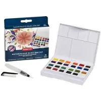 Derwent Watercolour Paint Pan 24 Set
