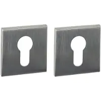 Intersteel Deurbeslag | Cilinderrozet | (Vierkant, RVS)