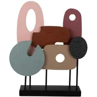 PT Living Decoratie Statue Abstract Art Medium Multi Colour