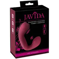 Javida Thumping - pulserende G-spot en clitoris vibrator (rood)