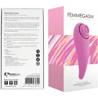 Feelztoys Femmegasm - clitoris vibrator en stimulator - oplaadbaar - roze