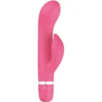 B swish Bwild Marine - vibrator met clitorisstimulator - siliconen - zalmroze