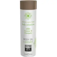 Hot - Shiatsu Luxury - eetbare massage-olie - kokos-pina colada (75 ml)