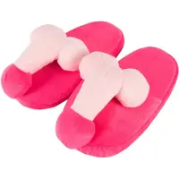 Orion Pluche penis pantoffels - roze