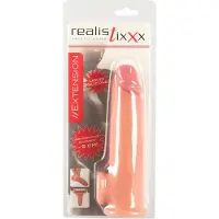 Realistixxx - penisverlengende huls met ring - 19cm - huidkleurig