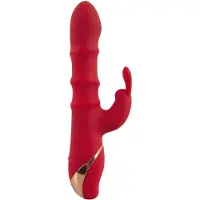 You2Toys Rabbit - bewegende ringvibrator (rood)
