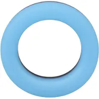 Doc Johnson Rock Solid The Big O Cockring Glow - Blauw