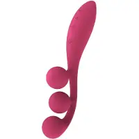 Satisfyer Tri Ball 1 - vibrator - oplaadbaar multifunctioneel - rood