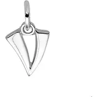 The Jewelry Collection Zilveren Hanger letter V 1002785