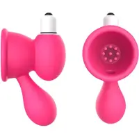 Aixiasia Bobo - vibrerende tepelzuiger - siliconen - roze