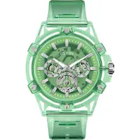 GUESS - heren horloge - Groen met band