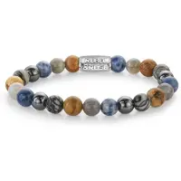 Rebel & Rose Sunny Days Armband RR-80110-S – Grijsgroen Edelsteen