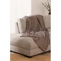 Belmarti Kenya plaid 180 x 260 cm - chocoladebruin