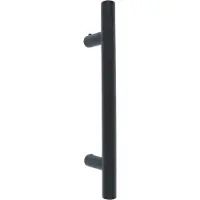 In-Door Deurgreep 630 / 300x200hoh rond zwart