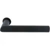 In-Door Deurkruk 504 minimalistisch rond zwart