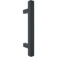 In-Door Deurgreep 730 / 300x200hoh vierkant zwart