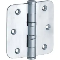 Artitec Mi Satori Kogellagerscharnier ronde hoek vlak 89x89mm mat chroom