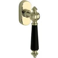 Artitec Draaikiepgarnituur Nouveau/Elegant messing gelakt