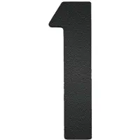 Artitec Huisnummer 1 120 mm mat zwart