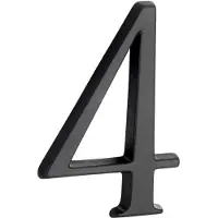 Artitec Mi Satori Huisnummer Roman 120mm-4 mat zwart