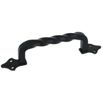 AMIG Stalen Handgreep 130xØ8 mm zwart