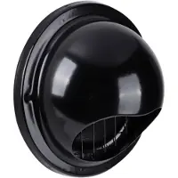 Starx Buitenrooster | | Ø 100 mm (Bol, Gaas, RVS, Zwart)