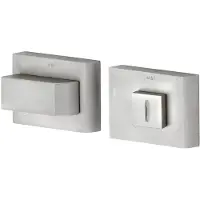 Artitec WC-sluiting 5-8mm Tukan Linksdraaiend Mat nikkel ongelakt