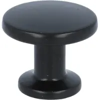 Online Deurbeslagshop Meubelknop GIA 30 mm zwart