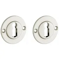 Artitec Sleutelrozet Chemin de Fer 40mm BB glans nikkel