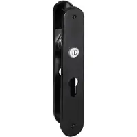 Impresso schild PC55 - rond - 230 x 9 x 40 mm - zwart