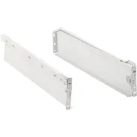 AMIG Paar ladegeleiders 45 cm wit Mod. 30