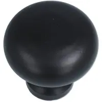 ODShop Knop rond 40 mm zwart