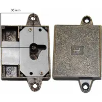 Berma Meubelslot 30 mm rechts brons