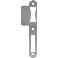 Artitec Sluitplaat lange lip 48 mm tonrolslot rvs