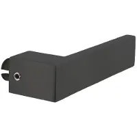 Intersteel Gatdeel deurkruk Amsterdam - RVS/mat zwart