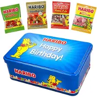 Haribo Happy Heroes candy collection box - "Happy Birthday! - verjaardagscadeau - snoepcadeau - 350g