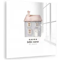 MuchoWow Lichtblauw - Huisje - Mama - Tekst