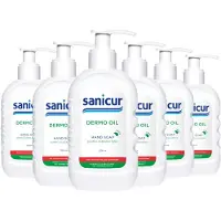 Sanicur 6x Handzeep Dermo Oil 300 Ml