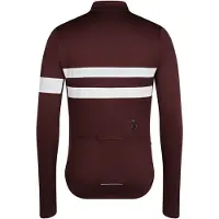 Rapha Brevet Jersey Bruin/Wit herenstrui met lange mouwen