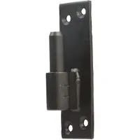 AMIG Plaatduim recht 14-39 mm zwart