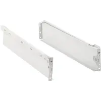 AMIG Paar ladegeleiders 50 cm wit Mod. 30