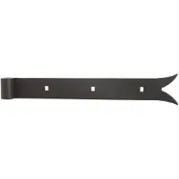 AMIG Duimheng 40 cm visstaart voor draaipen 14 mm staal zwart