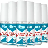 Odorex Extra Dry Anti-Transpirant Spray - 6x 30ml - Voordeelverpakking