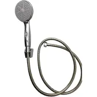 Wicotex - Douchekop Set – Waterbesparend - 1 stand & Inclusief Slang (1,5m) + Bevestigingshaak - Doucheset - Douchekop met slang