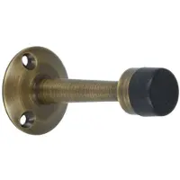 AMIG deurstopper wandmontage Ø19x75 mm messing antiek