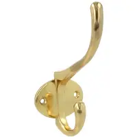 AMIG Kapstokhaak 135x58 mm zamak goud