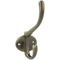 AMIG Kapstokhaak 135x58 mm zamak antiek brons