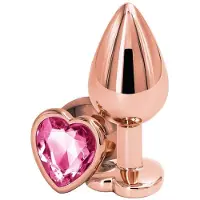 NSNovelties Buttplug met Roze Steen M - Rose*