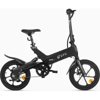 DYU A16 Elektrische vouwfiets zwart
